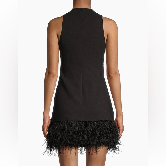NWT•Likely•Black Cami Feather-Hem Minidress
Sz: 4 - Picture 8 of 12
